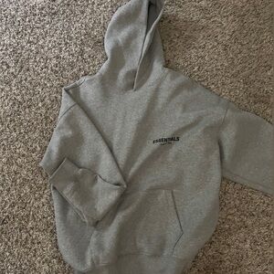 Grey Essentials hoodie